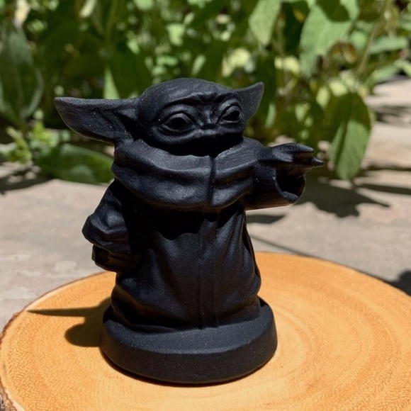 Accents Black Obsidian Baby Yoda Crystal Carving Star Wars Poshmark